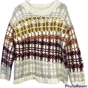 Cocogio Italy Sweater Wool Blend DAD GRAMPA Cinnamon Marigold